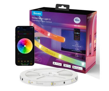 Inteligentna taśma LED Govee Govee H612C 10m Taśma LED Wi-Fi, Bluetooth, RGBIC
